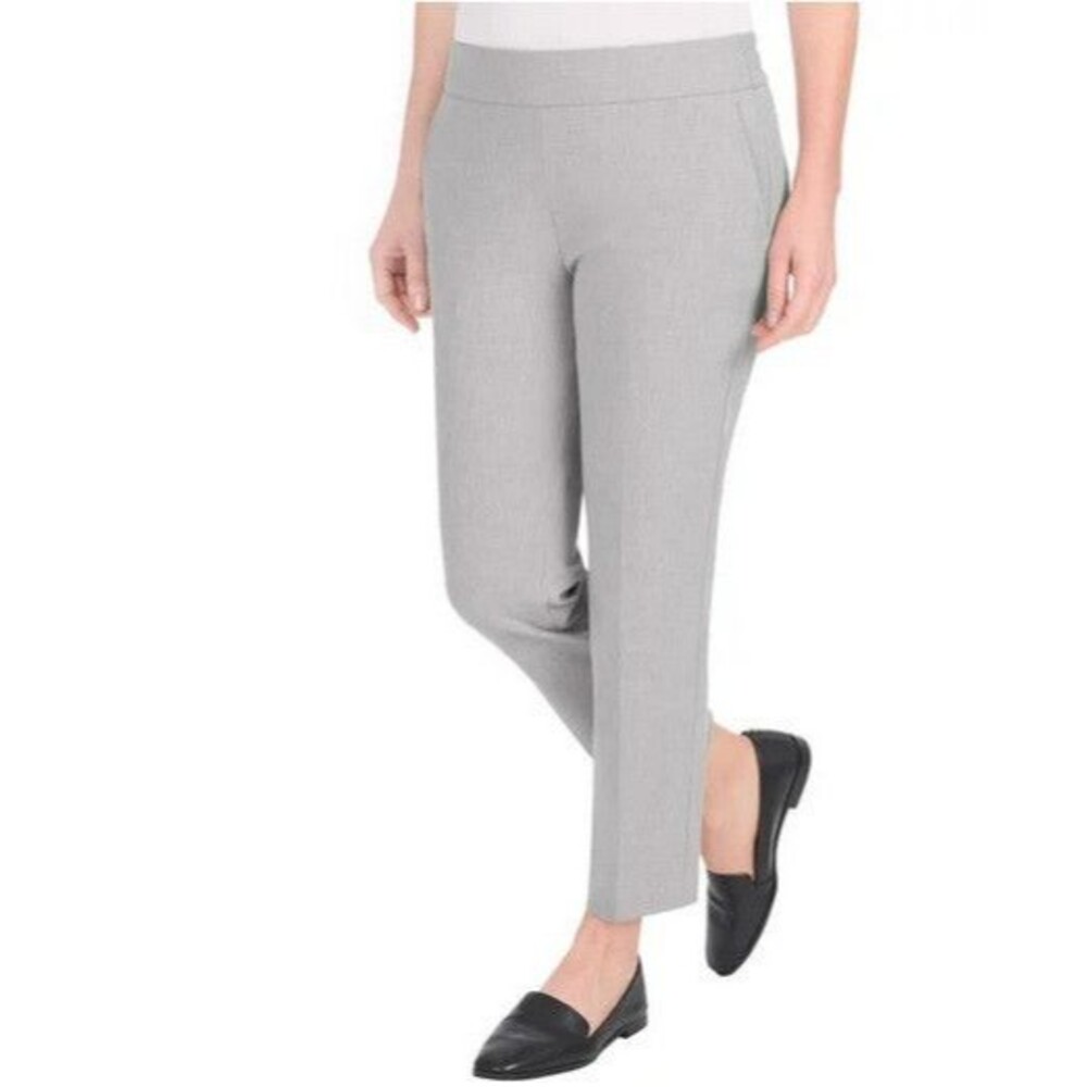 NWT Hilary Radley Women's Pull-On Ankle Pant Gray Size Medium